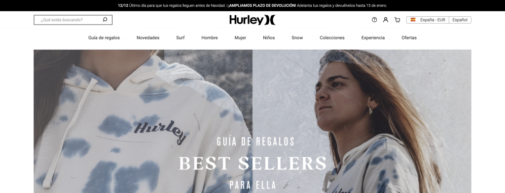 Hurley site internet